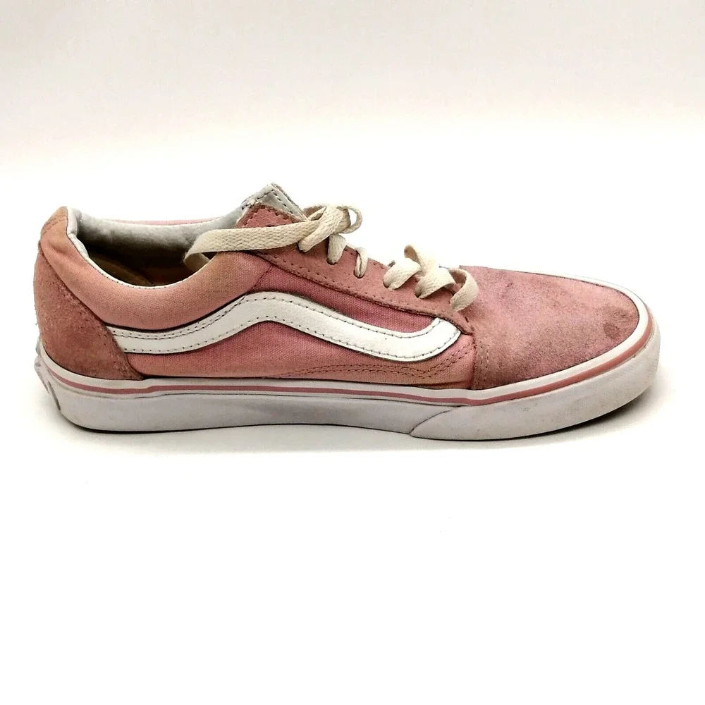 Vans Shoes Womens Old Skool Pink 6‎ Suede Skateboard Sneakers Comfort 508182